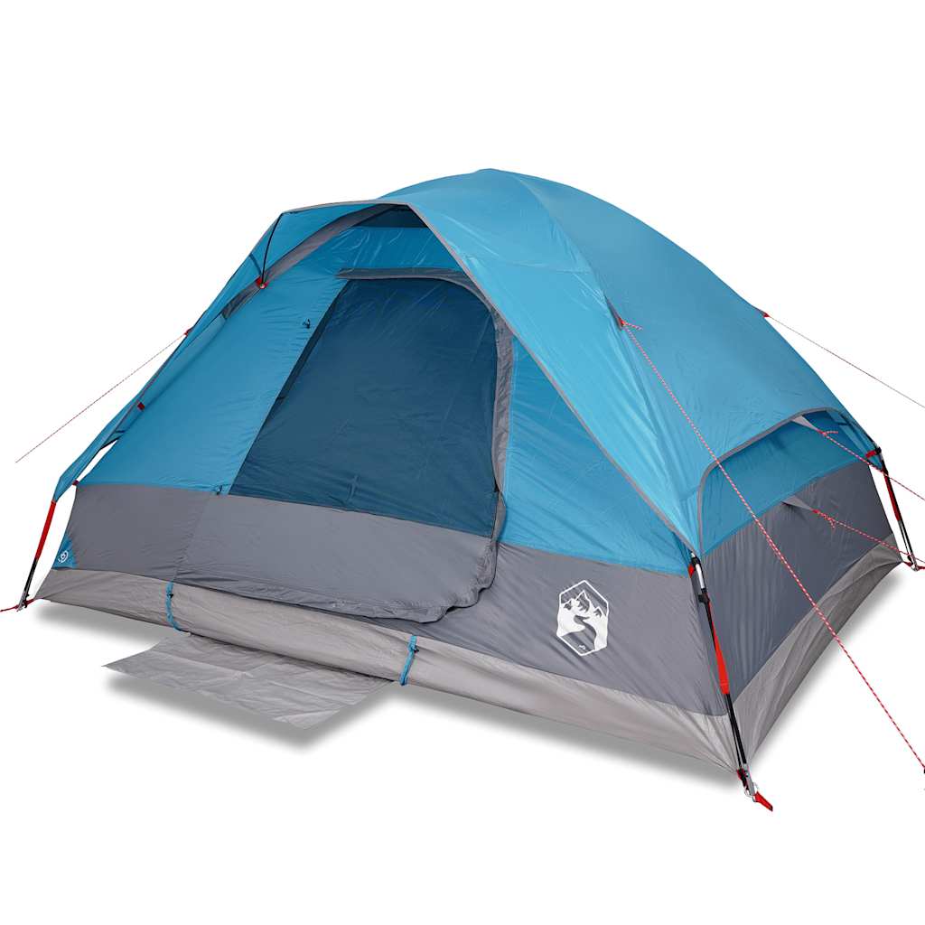 Vidaxl Dome Tenda Blu impermeabile per 6 persone