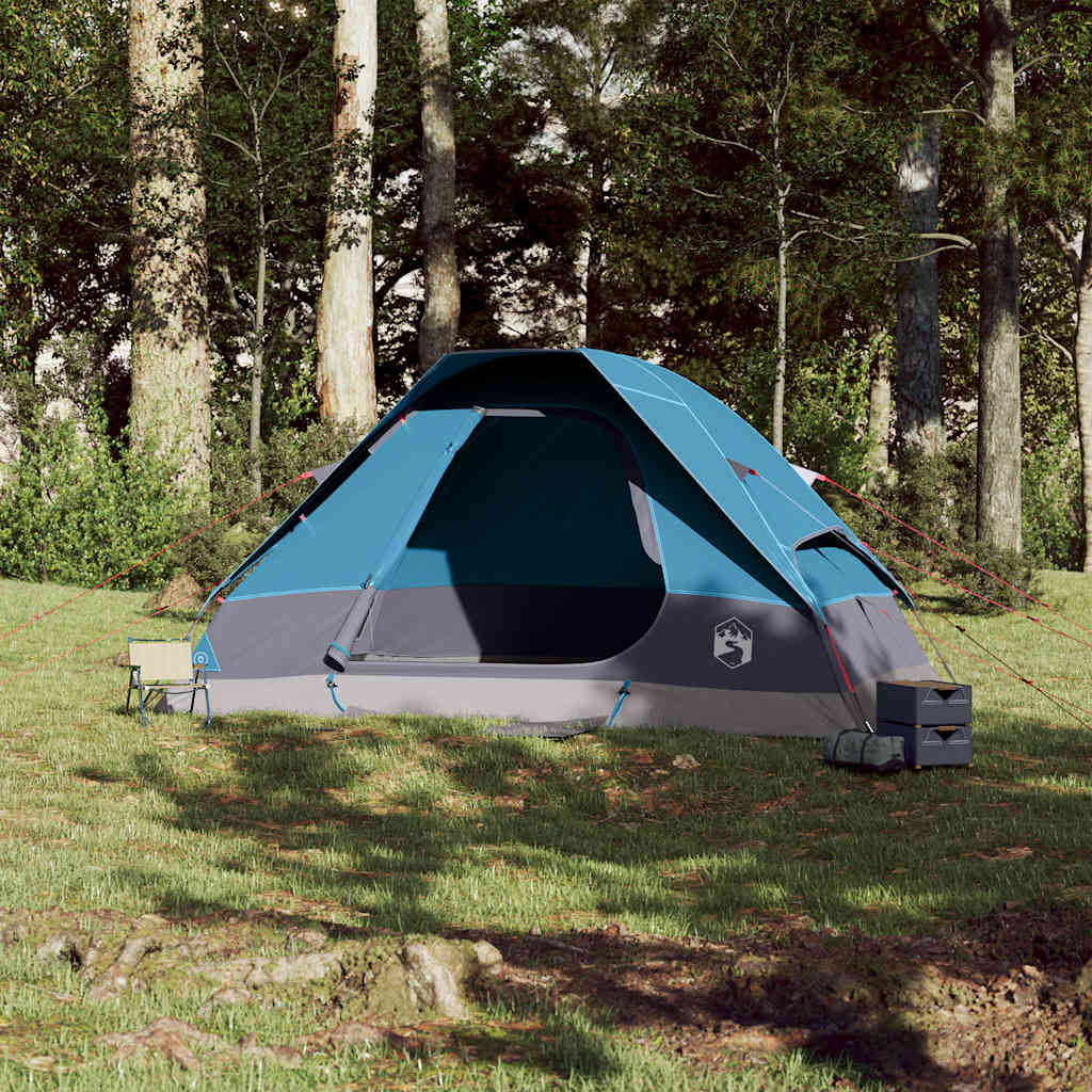 Tente dôme Vidaxx 6 places imperméable bleue