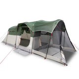 Tente tunnel VidaXL 8 personnes imperméable vert