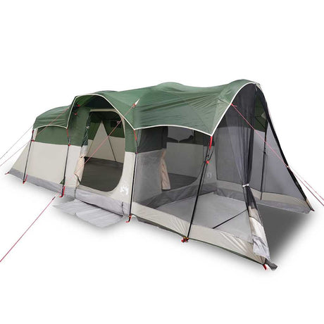 Tente tunnel VidaXL 8 personnes imperméable vert