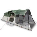 Vidaxl Tunnel Tent Green impermeabile per 8 persone