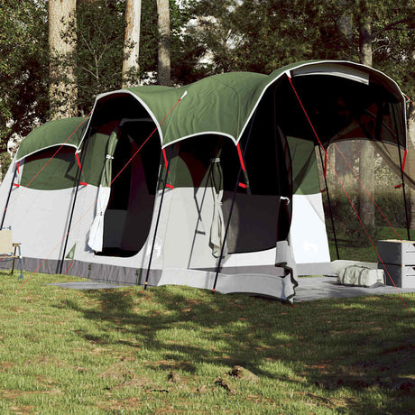 Tente tunnel VidaXL 8 personnes imperméable vert
