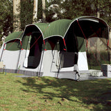 Vidaxl Tunnel Tent Green impermeabile per 8 persone