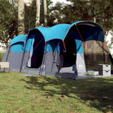 Tente tunnel Vidaxx pour famille 8 personnes imperméable bleue