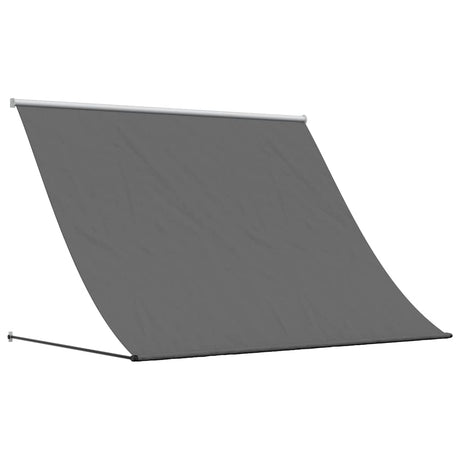 Auvent extensible Vidaxx 250x150 cm tissu et acier anthracite