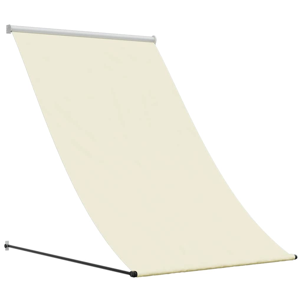 Auvent extensible Vidaxx 150x150 cm tissu et acier couleur crème
