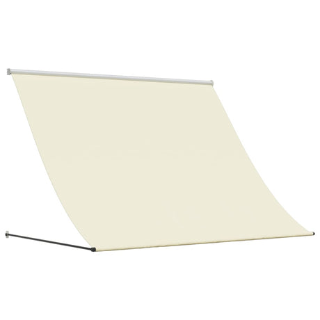 VidaXL Auvent extensible 200x150 cm tissu et acier couleur crème