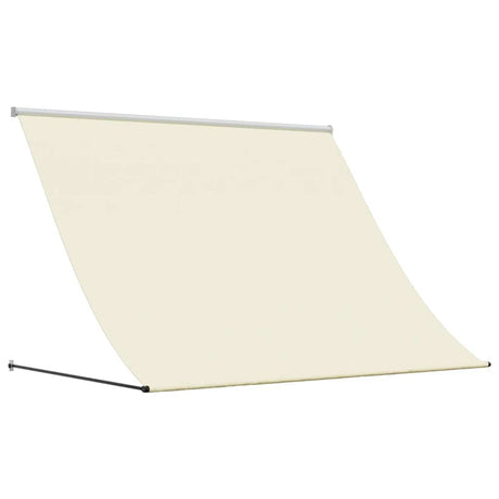 Auvent extensible Vidaxx 250x150 cm tissu et acier couleur crème