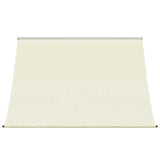 Auvent extensible Vidaxx 250x150 cm tissu et acier couleur crème