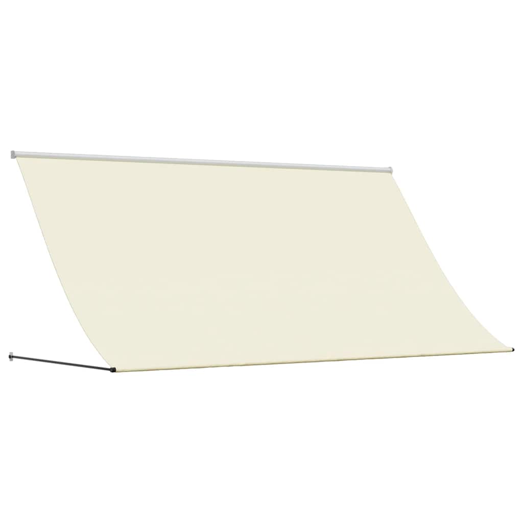 Auvent extensible Vidaxx 300x150 cm tissu et acier couleur crème