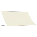 Auvent extensible Vidaxx 300x150 cm tissu et acier couleur crème