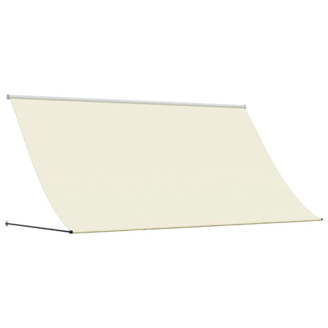 Auvent extensible Vidaxx 300x150 cm tissu et acier couleur crème