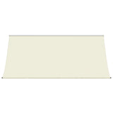 Auvent extensible Vidaxx 300x150 cm tissu et acier couleur crème