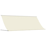 Auvent extensible Vidaxx 350x150 cm tissu et acier couleur crème