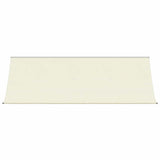 Auvent extensible Vidaxx 350x150 cm tissu et acier couleur crème