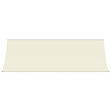 Auvent extensible Vidaxx 400x150 cm tissu et acier couleur crème