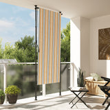 Vidaxl Roller Blind para tela de 100x270 cm y acero amarillo y blanco