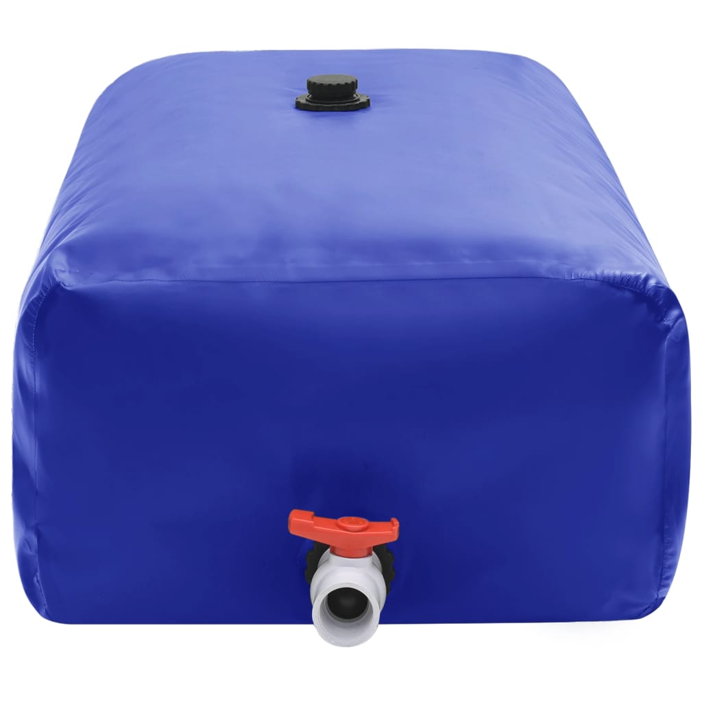Réservoir d'eau VidaXL avec robinet pliable 1500 l PVC