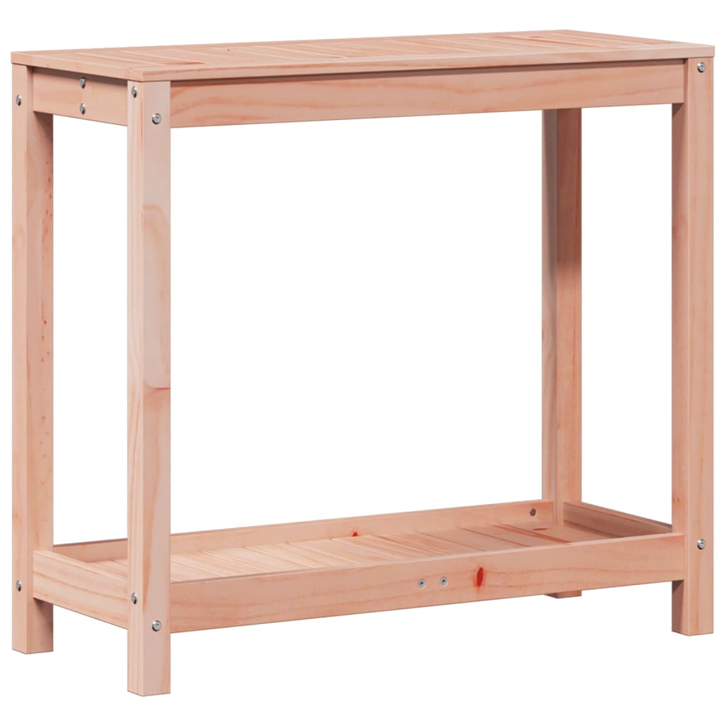 Vidaxl Botton Table con scaffale 82.5x35x75 cm Solid Douglashout