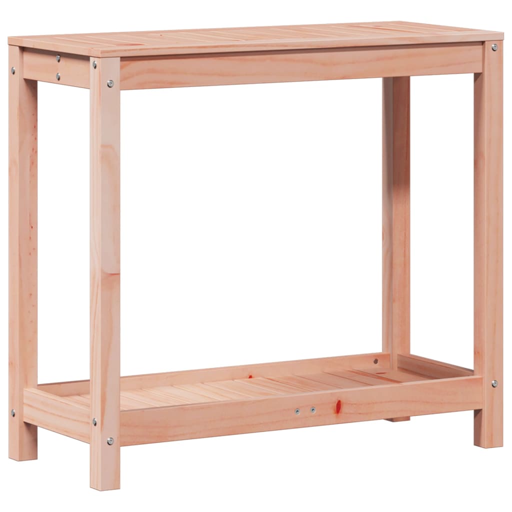 Vidaxx table d'empotage avec étagère 82,5x35x75 cm bois de Douglas massif