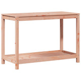 Vidaxx table d'empotage avec étagère 108x50x75 cm bois de Douglas massif