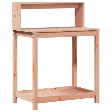 Vidaxx table d'empotage avec étagères 82,5x50x109,5 cm bois de Douglas massif