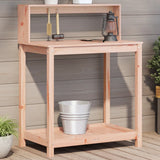 Vidaxx table d'empotage avec étagères 82,5x50x109,5 cm bois de Douglas massif