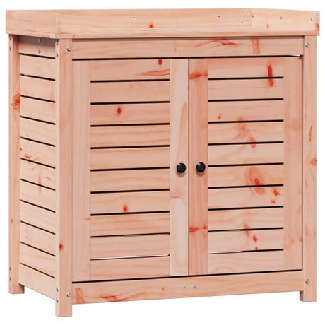 VidaXL table d'empotage avec étagères 82,5x50x86,5 cm bois de Douglas massif