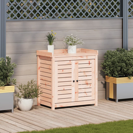 VidaXL table d'empotage avec étagères 82,5x50x86,5 cm bois de Douglas massif