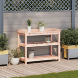 Vidaxx table d'empotage avec étagères 108x45x86,5 cm bois de Douglas massif