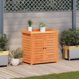 Vidaxx table d'empotage avec étagères 82,5x50x86,5 cm bois de pin marron
