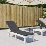 Vidaxx coussin de chaise de terrasse (75+105)x50x3 cm tissu mélangé anthracite