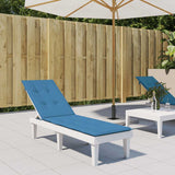 Vidaxx coussin de chaise de terrasse (75+105) x 50 x 4 cm tissu bleu chiné