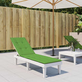 Vidaxx coussin de chaise de terrasse (75+105) x 50 x 4 cm tissu vert mélangé