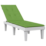 Vidaxx coussin de chaise de terrasse (75+105) x 50 x 4 cm tissu vert mélangé