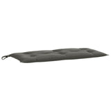 Vidaxl Garden Bench Cushion 100x50x7 CM Tyg Mixed Dark Grey