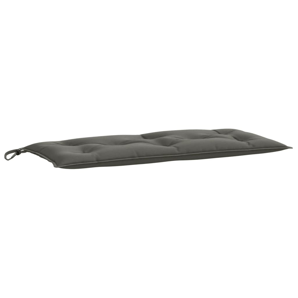 VidaXL coussin de banc de jardin 100x50x7 cm tissu, gris foncé mélangé