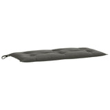 VidaXL coussin de banc de jardin 100x50x7 cm tissu, gris foncé mélangé