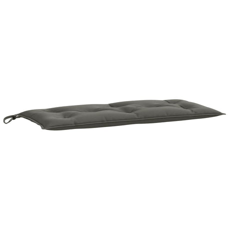 VidaXL coussin de banc de jardin 100x50x7 cm tissu, gris foncé mélangé