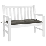 VidaXL coussin de banc de jardin 100x50x7 cm tissu, gris foncé mélangé