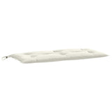 VidaXL coussin de banc de jardin 100x50x7 cm tissu mélangé crème