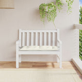 VidaXL coussin de banc de jardin 100x50x7 cm tissu mélangé crème