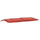 Vidaxl Garden Banc Cushion 100x50x7 cm Tissu mélangé rouge