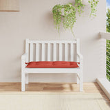 VIDAXL Garden Bench blazina 100x50x7 cm tkanina mešana rdeča