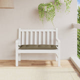 VidaXL coussin de banc de jardin 100x50x7 cm tissu taupe mélangé