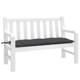 Vidaxl Garden Bench polštář 120x50x7 cm tkanina smíšený antracity -