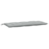 Vidaxx coussin de banc de jardin 120x50x7 cm tissu mélangé gris clair