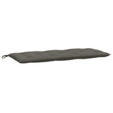 Vidaxl Garden Bench Cushion 120x50x7 cm tessuto misto grigio scuro