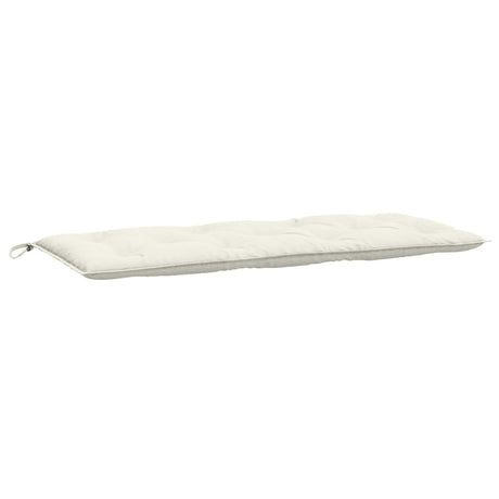 VidaXL coussin de banc de jardin 120x50x7 cm tissu mélangé crème