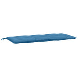 Vidaxl Garden Bench Cushion 120x50x7 cm stoff Mixed Blue